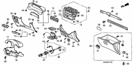 Instrument panel garnish