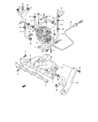Intake manifold and throttle body