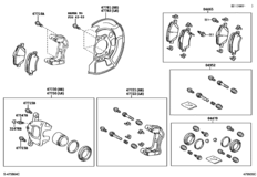 Front Disc Brake Caliper & Dust Cover