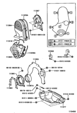 Timing Gear Cover & Rear End Plate