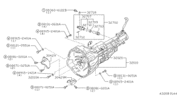 Manual transmission, transaxle & fitting
