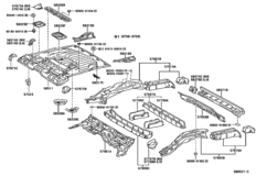 Rear Floor Panel & Rear Floor Member