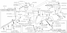 Power steering piping