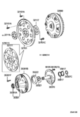 Torque Converter, Front Oil Pump & Chain (Atm)