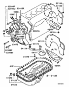 Cover,rear plate & oil pan