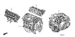 Engine assy./ transmission assy.