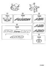 Emblem & Name Plate (Exterior & Interior)