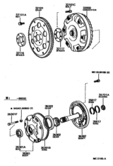 Torque Converter, Front Oil Pump & Chain (Atm)