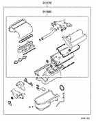 Engine overhaul gasket kit