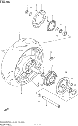 Rear Wheel (Gsx1300Ral4 E03)