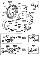 Rear Drum Brake Wheel Cylinder & Backing Plate