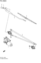 front wind windshield wiper