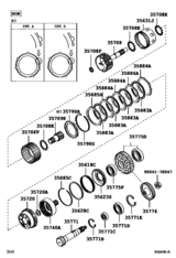 Planetary Gear, Reverse Piston & Counter Gear(Atm)