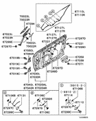 Front door panel & glass
