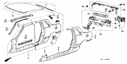 Body structure components