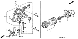 Oil pump/oil strainer