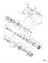Gear Housing Propeller Shaft - Counter-135/150/175/200