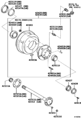 Rear Axle Shaft & Hub