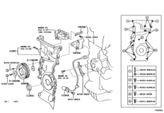 Timing Gear Cover & Rear End Plate