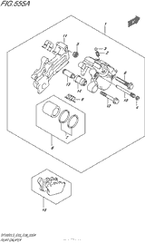Задний тормозной суппорт (Sfv650L5 E03)
