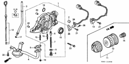 Oil pump/oil strainer