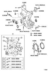 Timing Gear Cover & Rear End Plate
