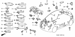 Harness band/bracket