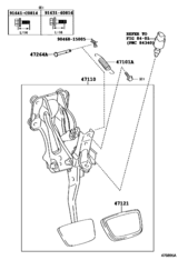 Brake Pedal & Bracket