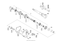 Secondary Transmission Assembly (Engine Serial No. 40010070 And Up)