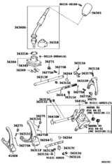 Transfer Lever & Shift Rod