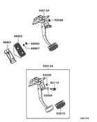 Brake & clutch pedal