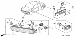 Front combination light
