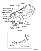 Rear bumper & support