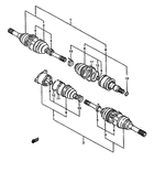 A front drive shaft