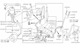 Power steering piping