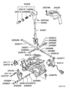 A/t floor shift linkage