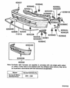 Front bumper & support