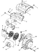 Blower housing & recoil assembly