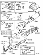 Exhaust pipe & muffler