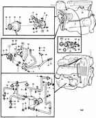 Cooling system, induction- and exhaust manifold: a