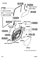 Rear Door Panel & Glass