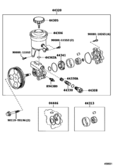 Vane Pump & Reservoir (Power Steering)