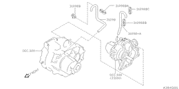 Breather piping     (for fr unit)
