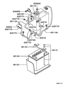 Battery cable & bracket