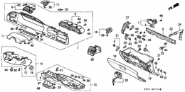 Instrument panel garnish