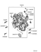 Cover,rear plate & oil pan