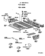 Rear Floor Panel & Rear Floor Member