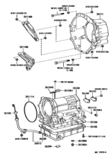 Transmission Case & Oil Pan (Atm)