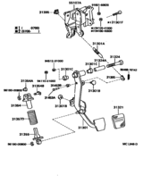 Clutch Pedal & Flexible Hose