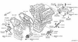 Water pump, cooling fan & thermostat